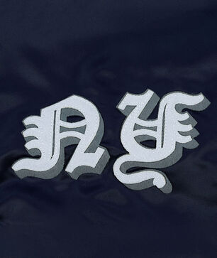 New York Yankees Old English Satin Jacket 