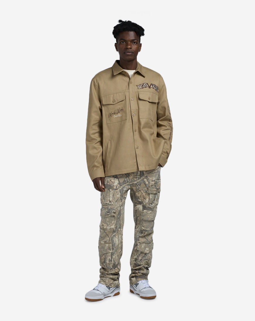 Shop Smoke Rise Tree Camo Patch Overshirt WH24692SN-KHA