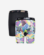 Nike Big Kids' 2PK Printed Long Boxer Briefs 9N1222-K90 Black 3