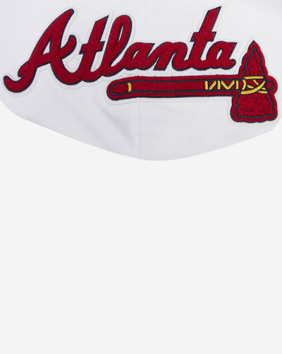 Atlanta Braves Classic Chenille Double Knit Full-Zip Hoodie 