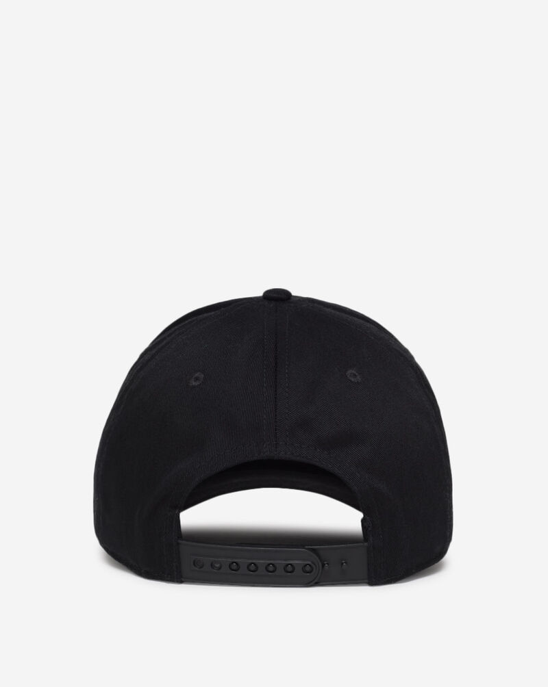 New Balance 6 Panel Structured Snapback Hat LAH41013-BK Black 3