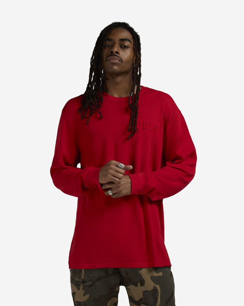 Polo Ralph Lauren Embossed Thermal PWLE2F-AY07-RED Red 1