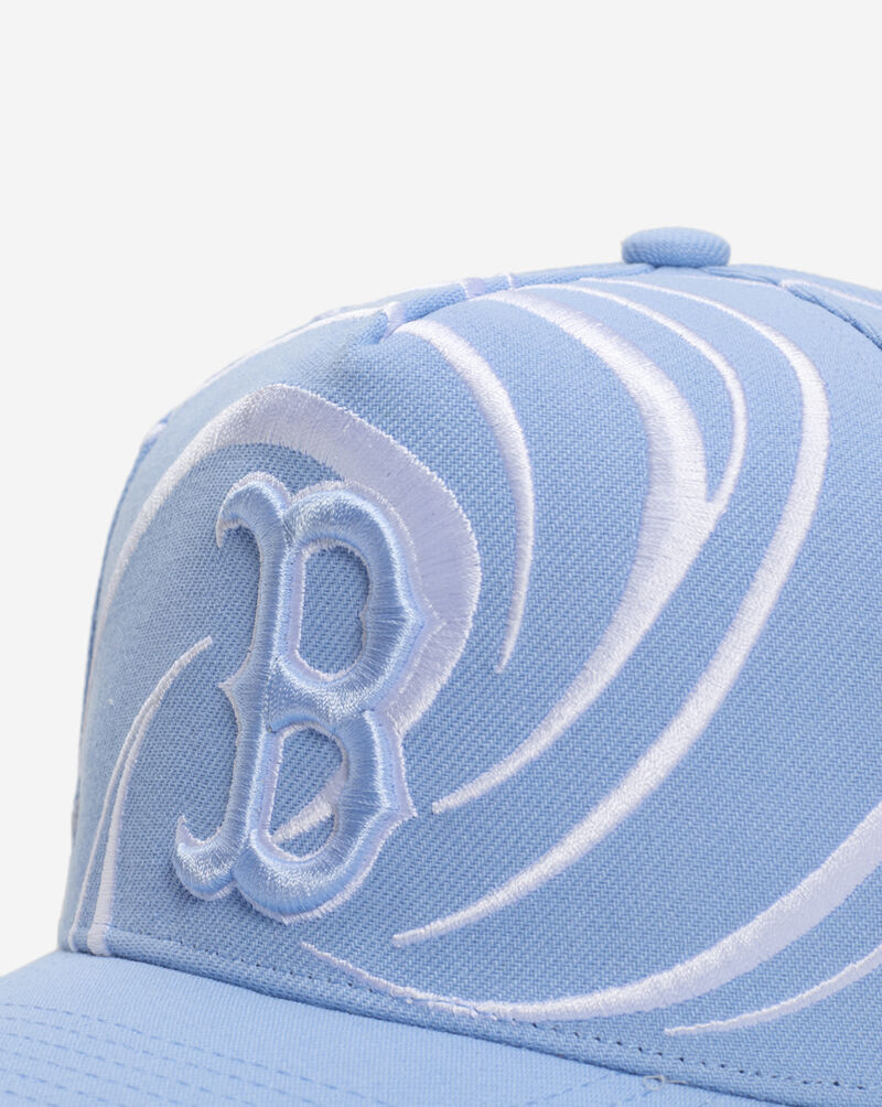 Mitchell  Ness Boston Red Sox Pro Pinch Swirl Snapback Hat HP14505-BRSBLUE Blue 2