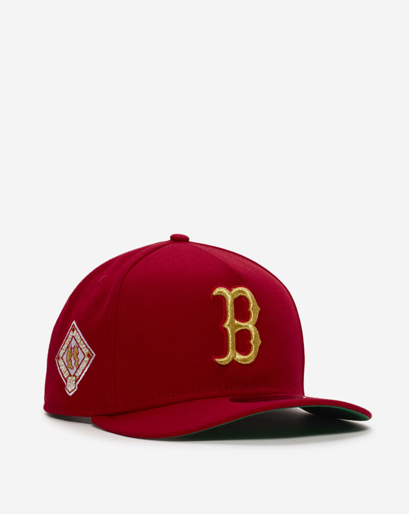 New Era 9Fifty Boston Red Sox Metallic A-Frame Snapback Hat 70931937 Red 1