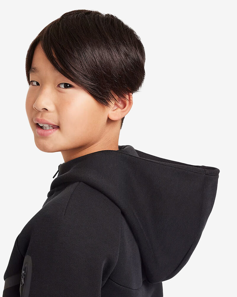Nike Big Kids' Tech Fleece Full-Zip Hoodie HV5867-010 Black 4