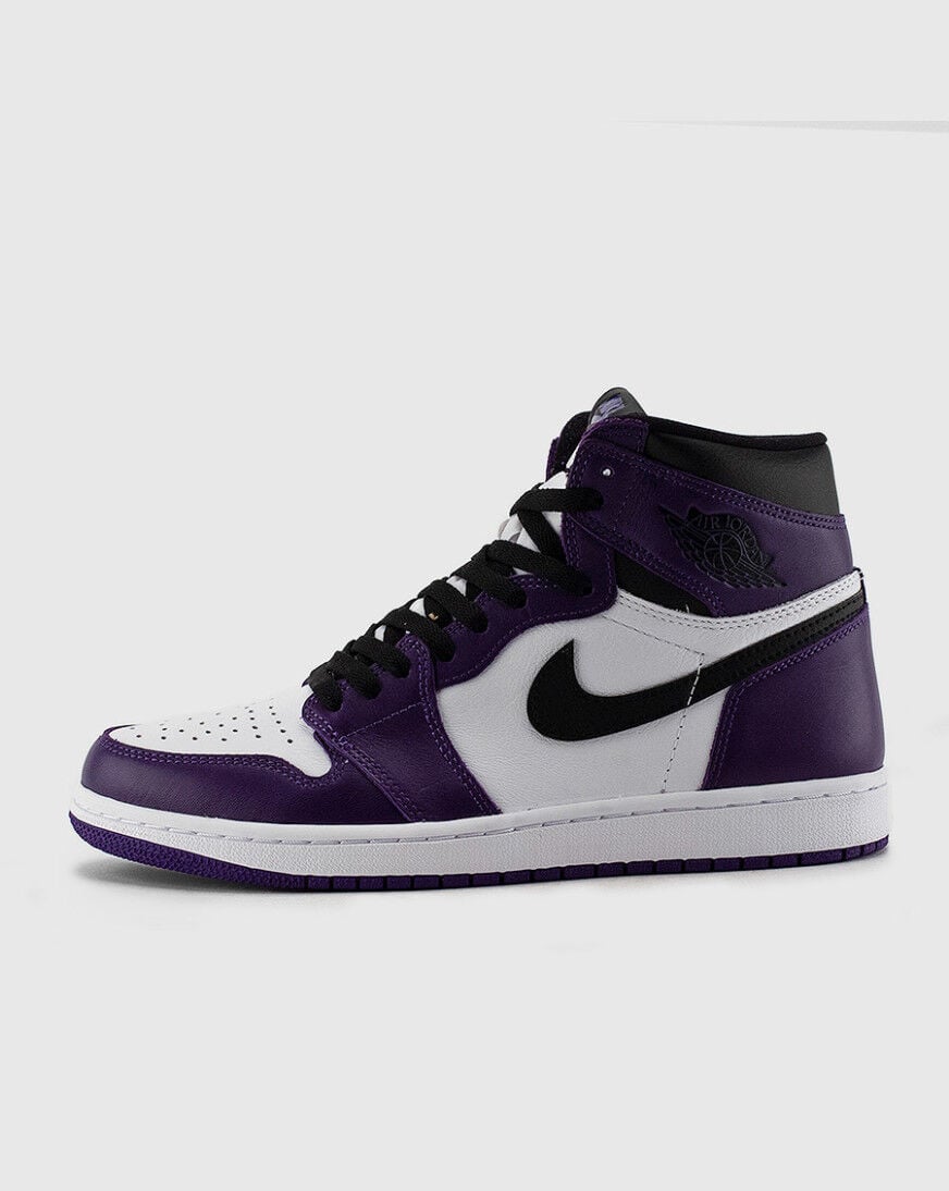 snipes jordan 1 court purple