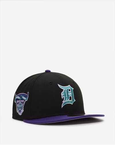 9Fifty Grape Detroit Tigers Retro Hooks Fitted Hat