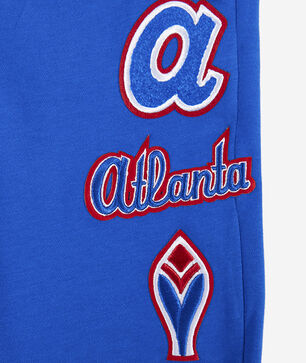 Big Boys' Atlanta Braves Retro Classic Rib Fleece Sweatpant