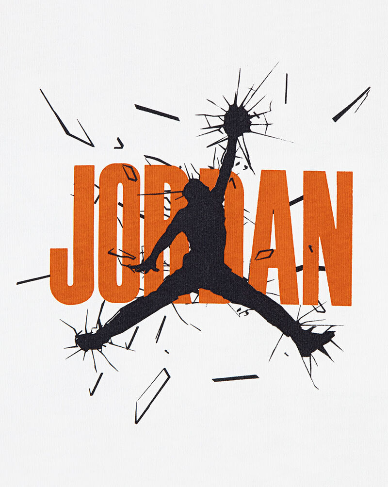 Jordan Big Kids' Jordan Shattered Backboard Graphic Tee 95F059-782 White 2
