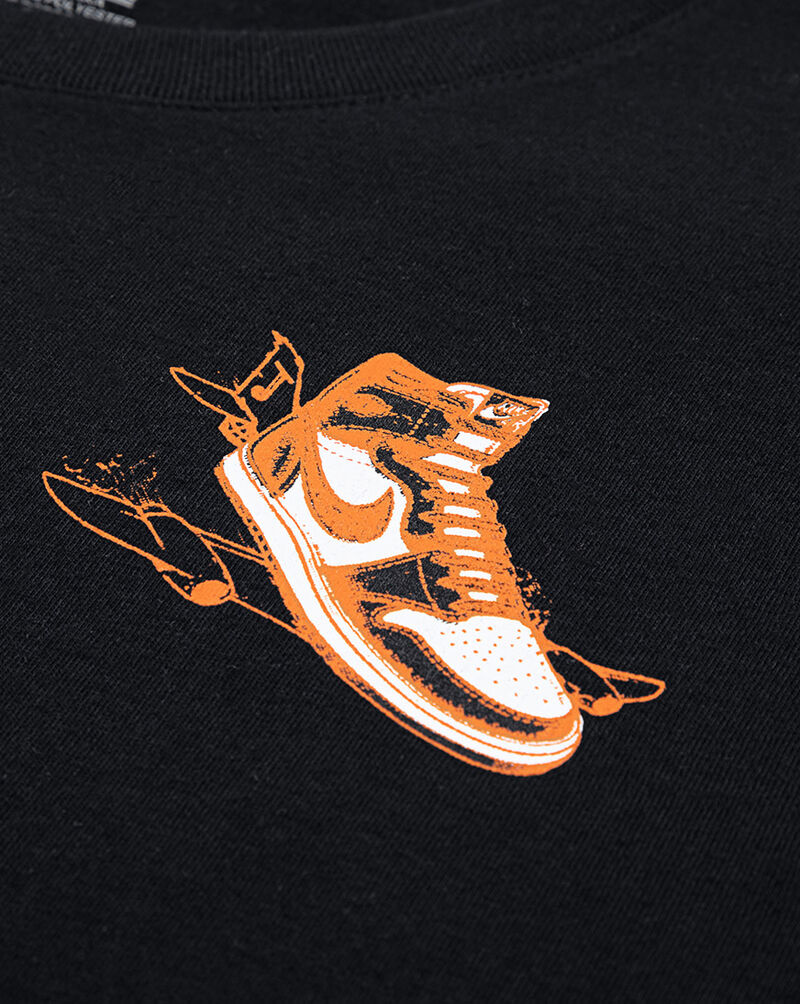 Jordan Big Kids' Sneaker Graphic Tee 95F279-023 Black 2