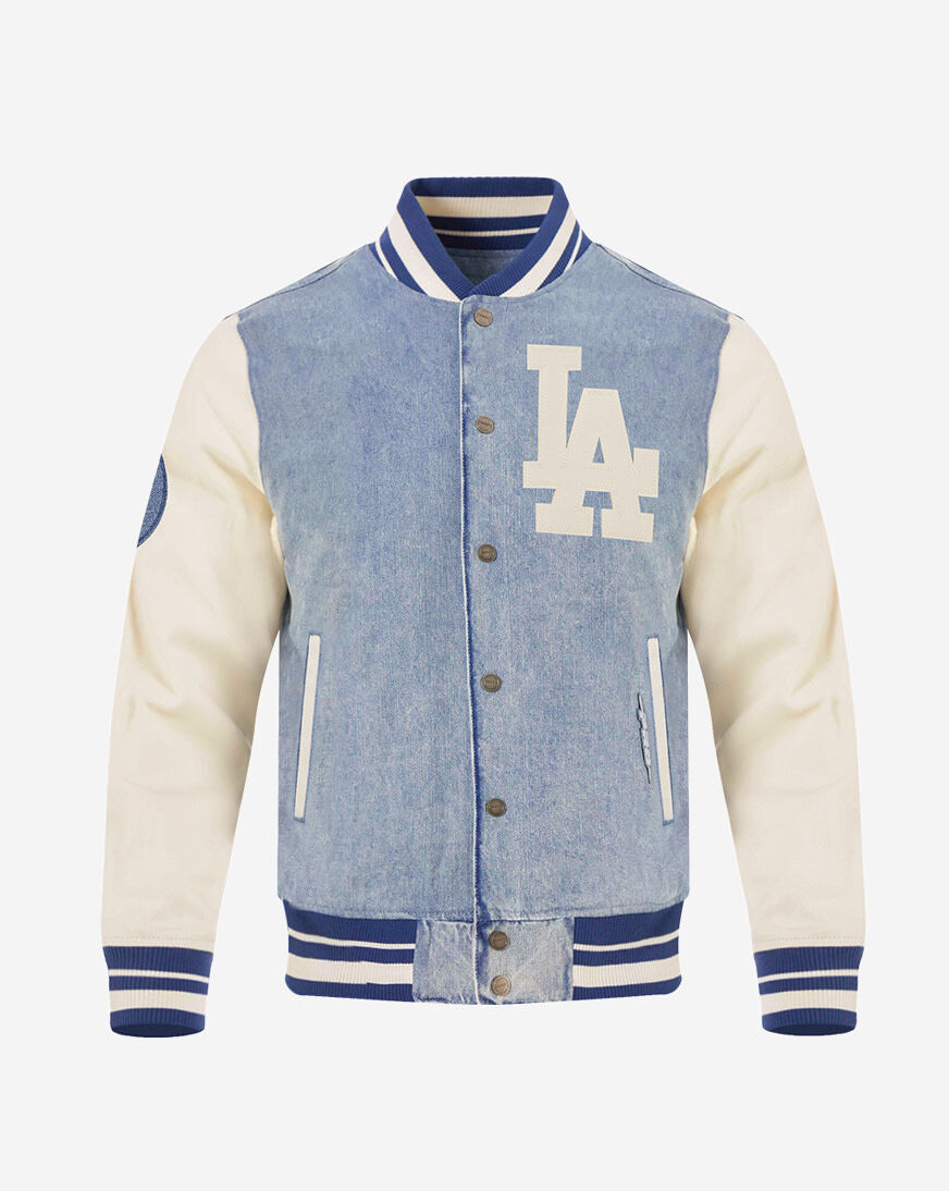 LVS-Jacket Lサイズ Shop PRO STANDARD Los Angeles Dodgers Varsity Blues Denim Varsity