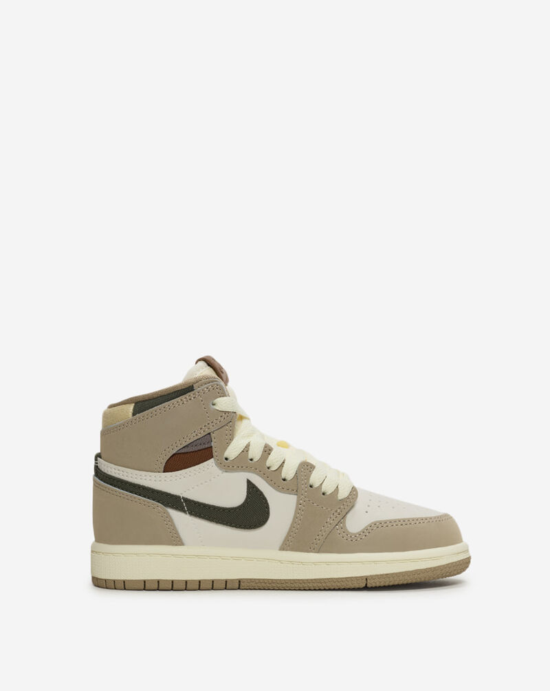 Jordan Little Kids' Air Jordan 1 High OG "Khaki" FD2597-201 Beige 4