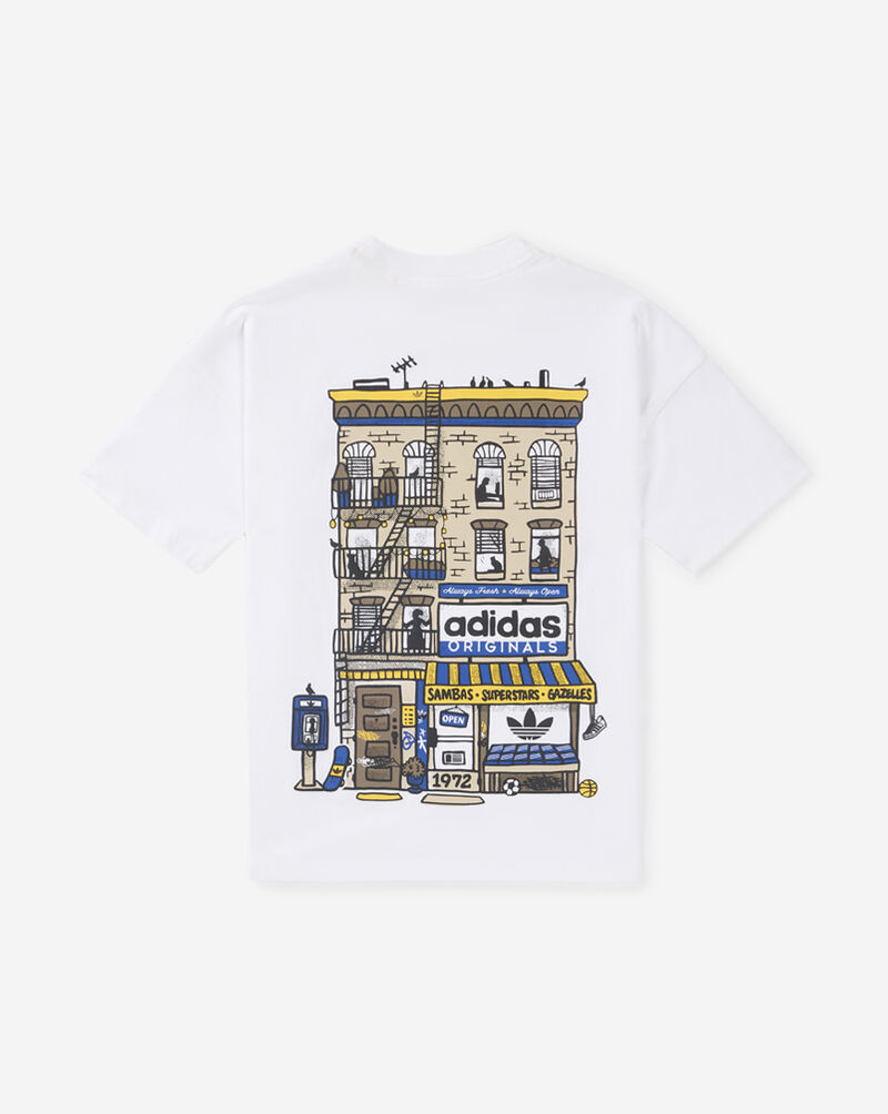 adidas Kids' Bodega Back Graphic Tee OA10003-AC08-104 White 3