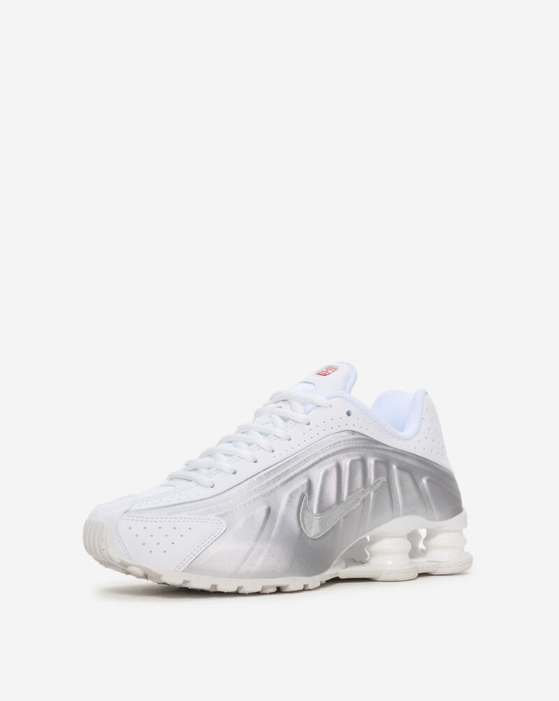 Nike Big Kids' Shox R4 CW2626-101 White 2