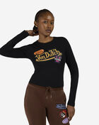 Von Dutch Patch Long Sleeve Tee VND9E0298SN Black 1