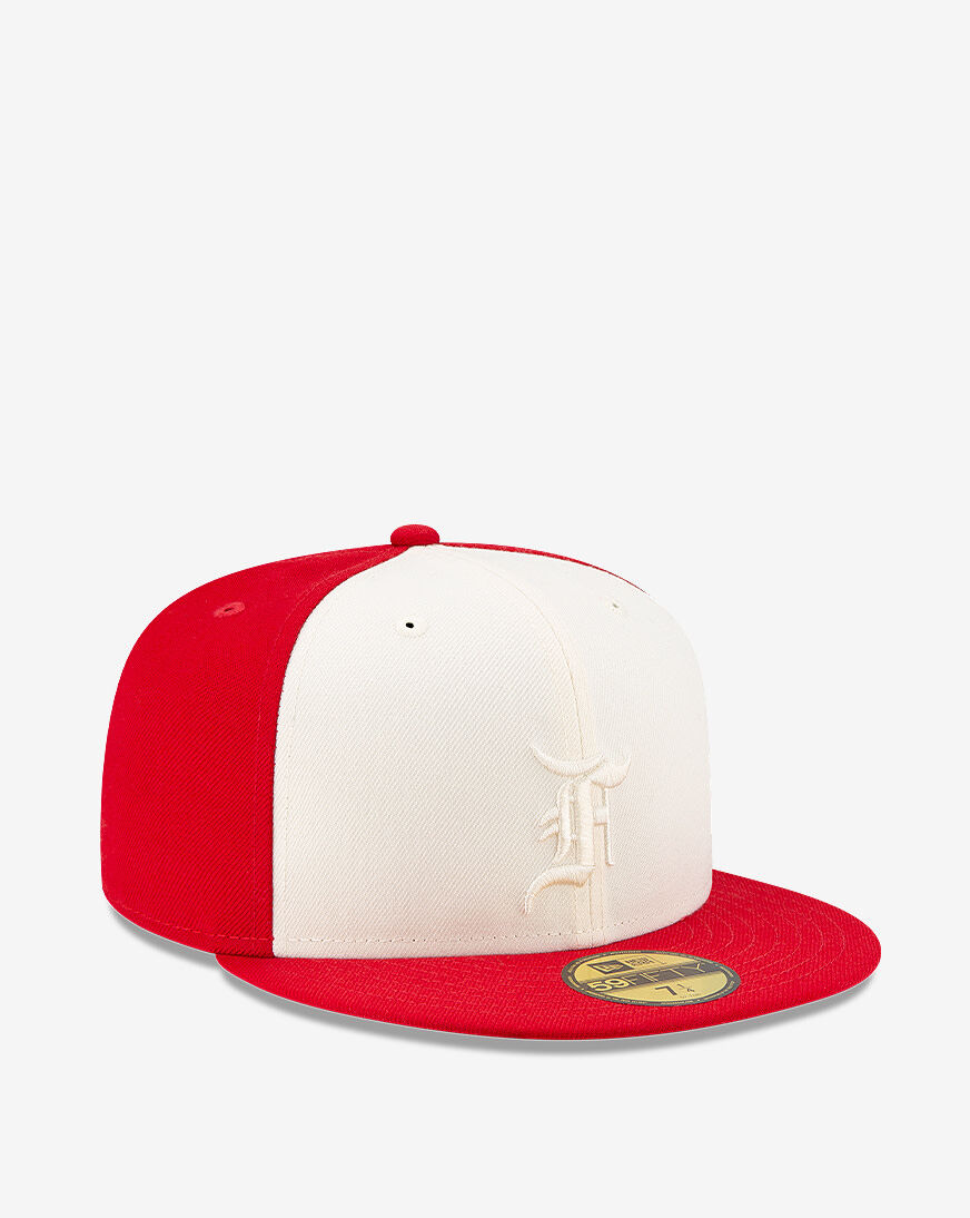 Shop New Era 59Fifty Essentials Fear of God Colorblock Fitted Hat