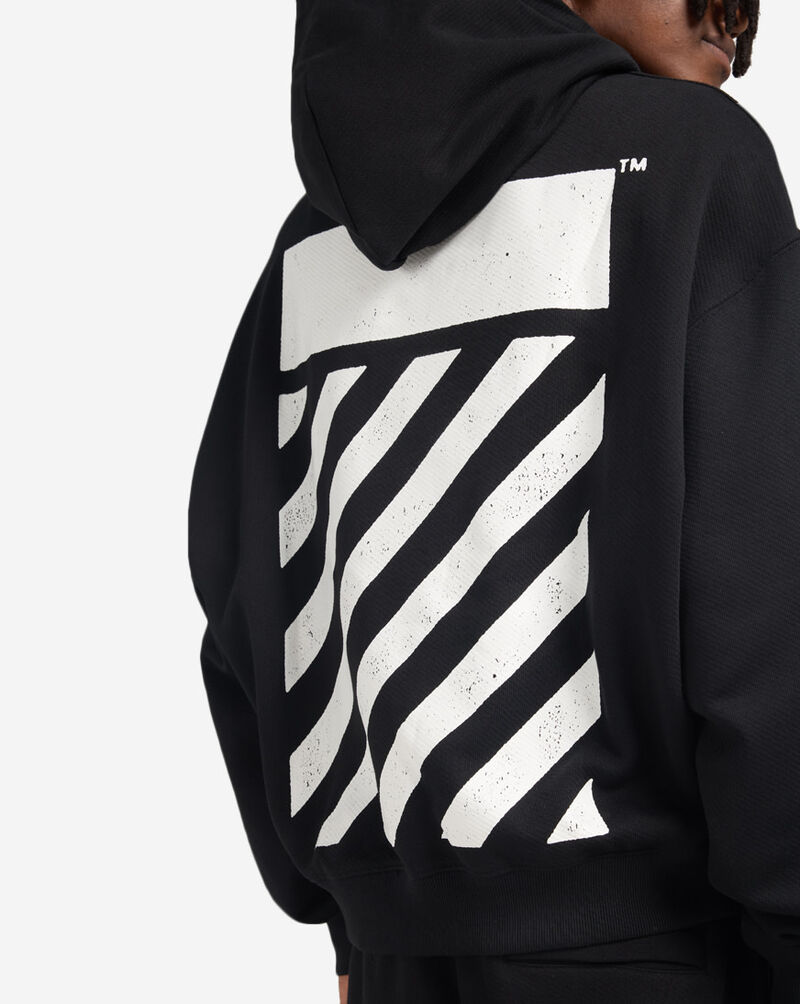 L/AB c/o Off-White L/AB Core Diagonal Hoodie 44LABF26K051-001 Black 4