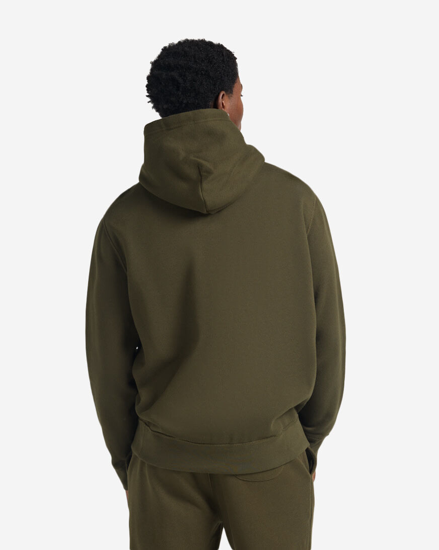 Shop Polo Ralph Lauren RL Fleece Pullover Hoodie 710766778024-OLV