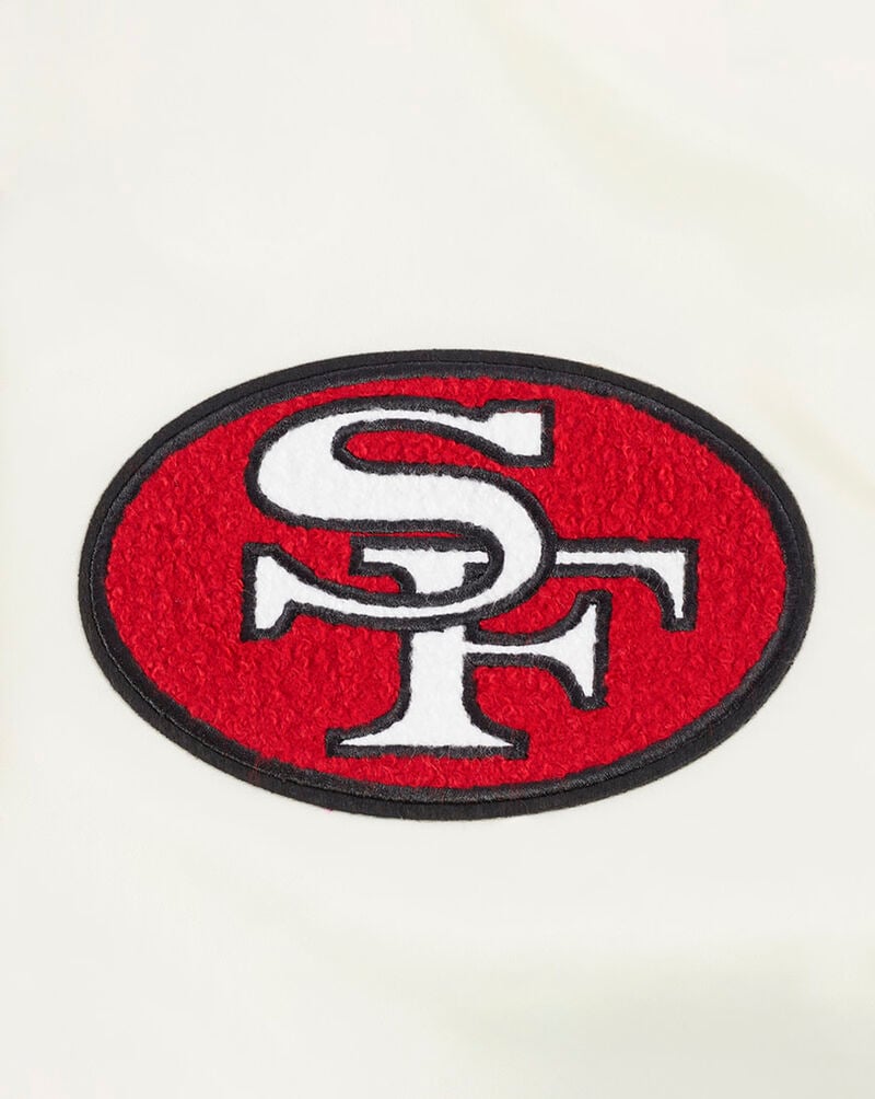 San Francisco 49Ers Retro Classic Rib Satin Jacket