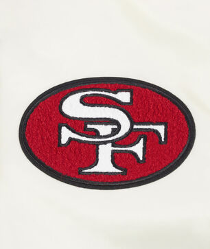 San Francisco 49Ers Retro Classic Rib Satin Jacket