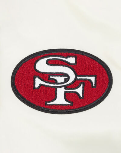San Francisco 49Ers Retro Classic Rib Satin Jacket