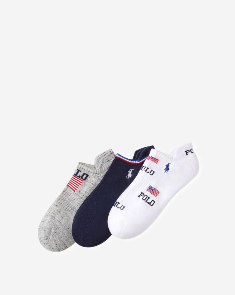Polo USA Low 3Pk Socks (L)