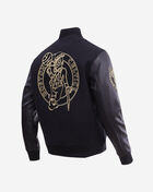 Black and Gold Boston Celtics Varsity Jacket