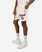 PRO STANDARD Detroit Pistons Area Code Mesh Shorts BDP3515660-EGG White 4
