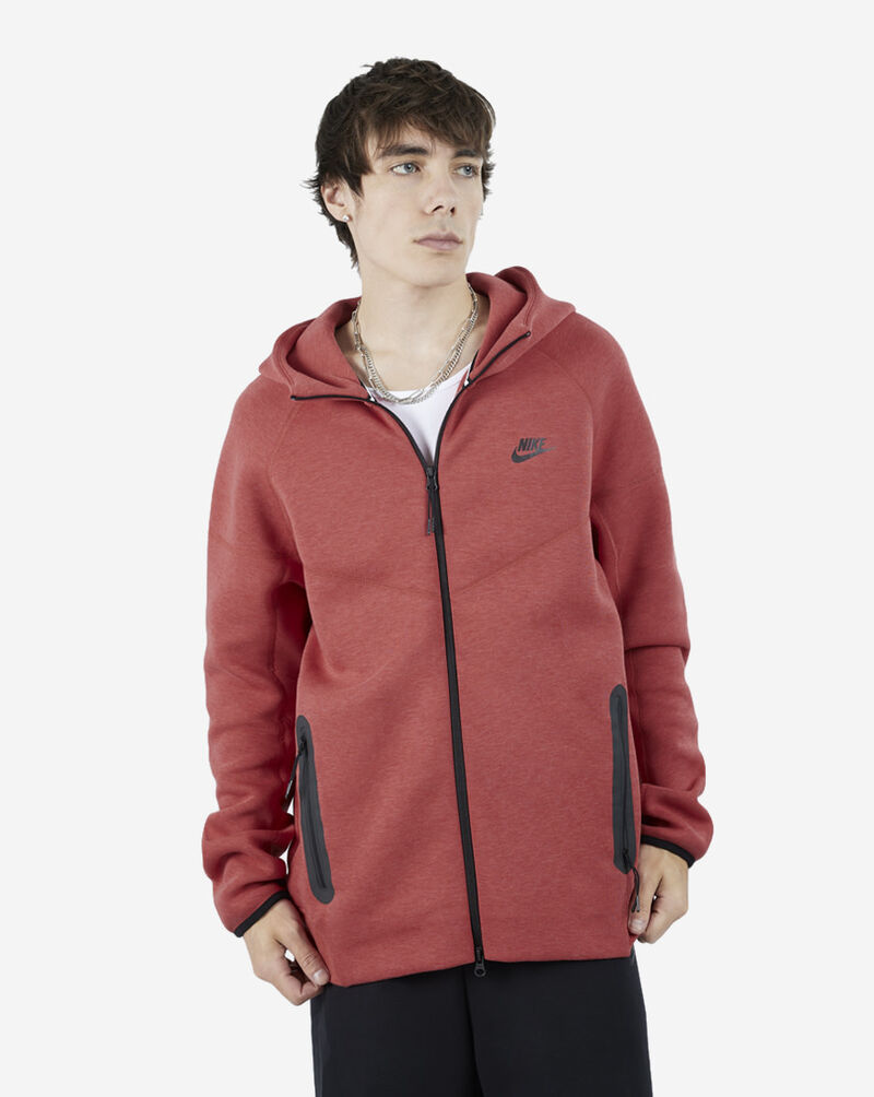 Nike Tech Fleece Full-Zip Hoodie FB7921-672 Red 1