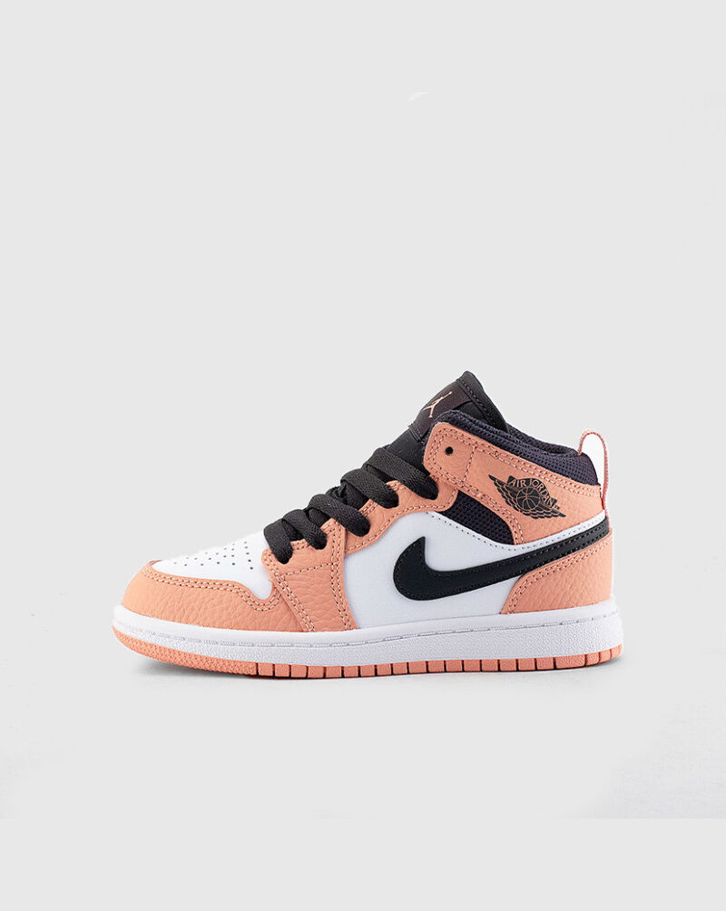 Jordan Preschool Air Jordan 1 Mid 640737-603 Pink 1
