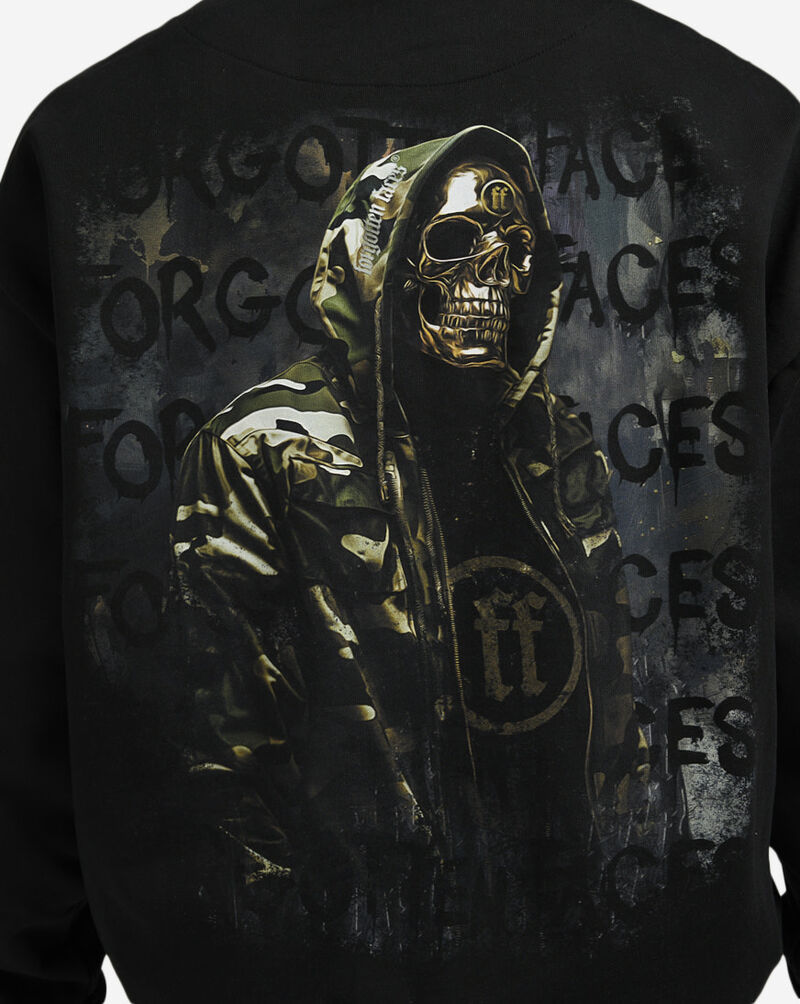 Forgotten Faces Urban Skeleton Hoodie FOFUS058-00007 Black 3