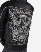 Smoke Rise Noble Steed PU Trucker Jacket WJ26S488SNZ-BLK Black 3