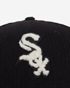 New Era 59Fifty Chicago White Sox Chenille Cord Fitted Hat 60758288 Black 2