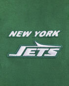 PRO STANDARD New York Jets Retro Classic Rib Wool Varsity Jacket FNJH410285-KWH Green 4