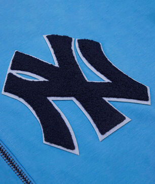 New York Yankees Classic Chenille Double Knit Full-Zip Pull Over Hoodie 