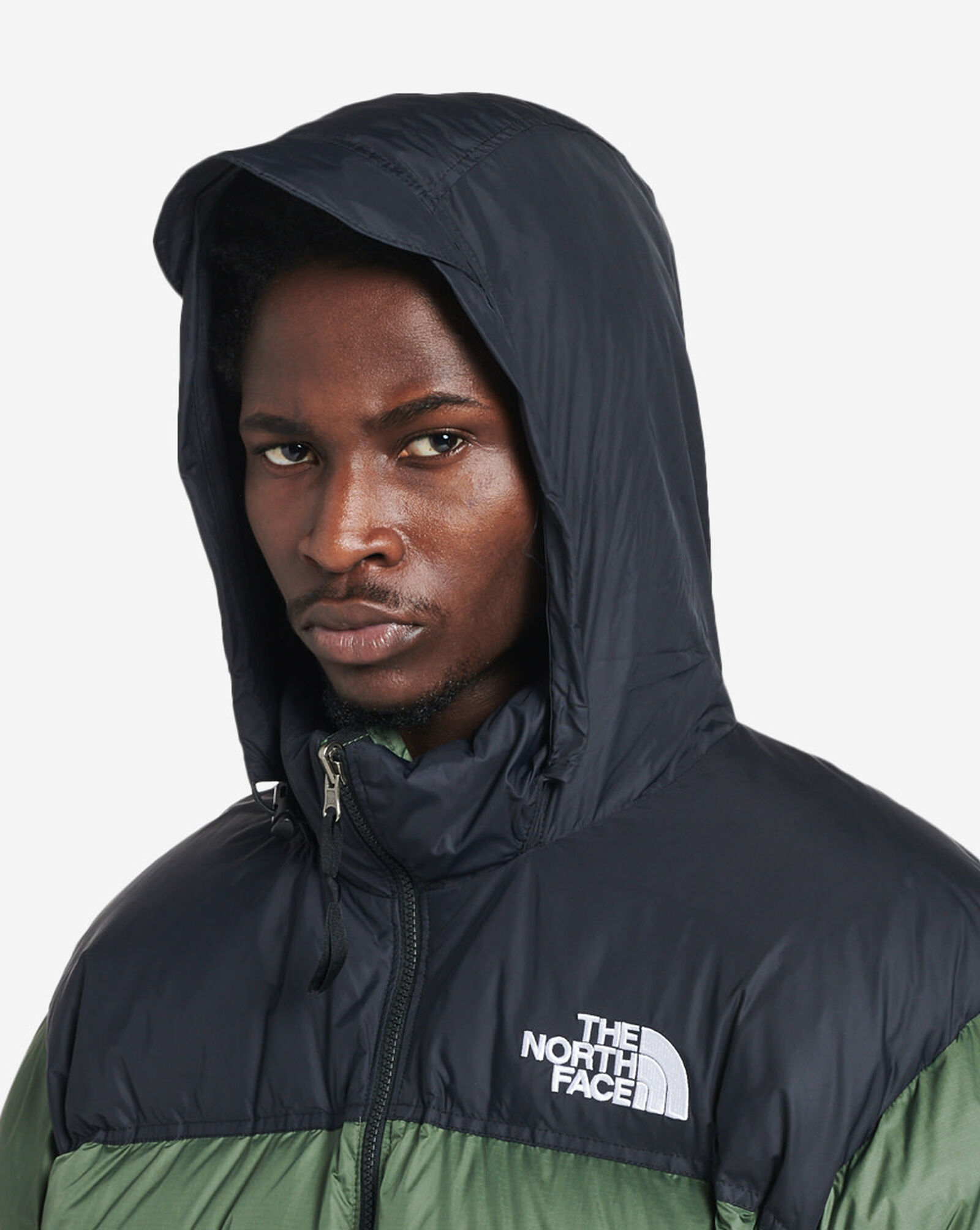 Shop The North Face 1996 Retro Nuptse Jacket NF0A3C8DNYC green