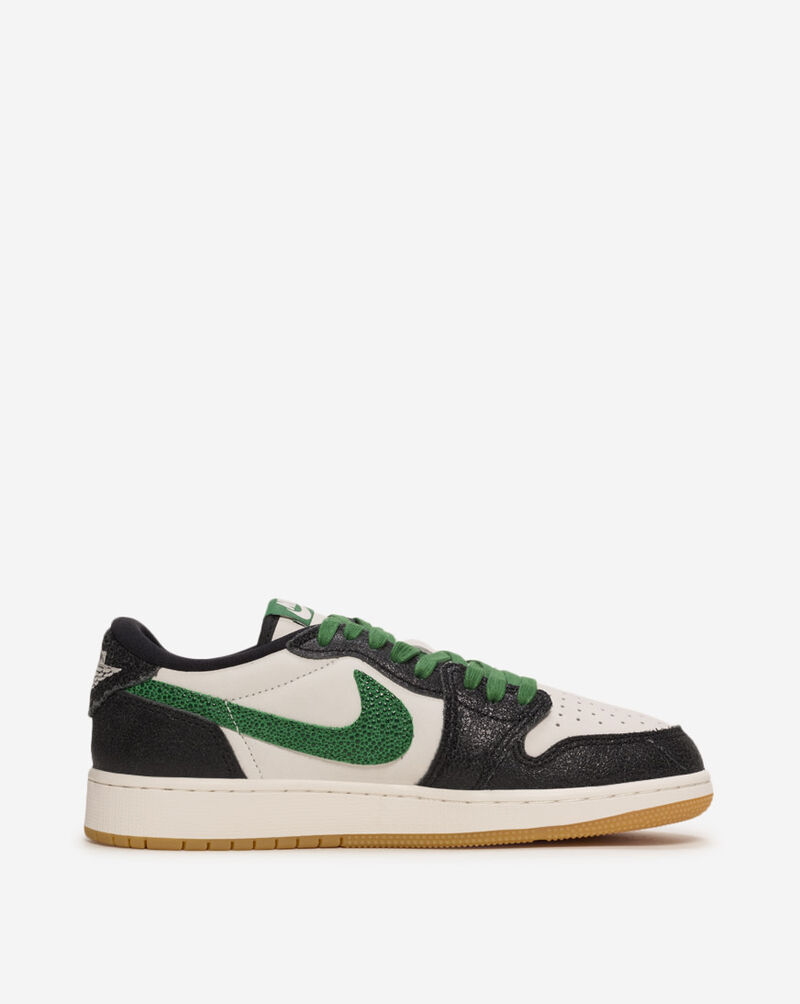 Jordan Big Kids' Air Jordan 1 Retro Low OG "Phantom and Pine Green" IR2300-030 Black 4