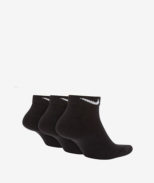 Everyday 3Pk Quarter Cushion Socks