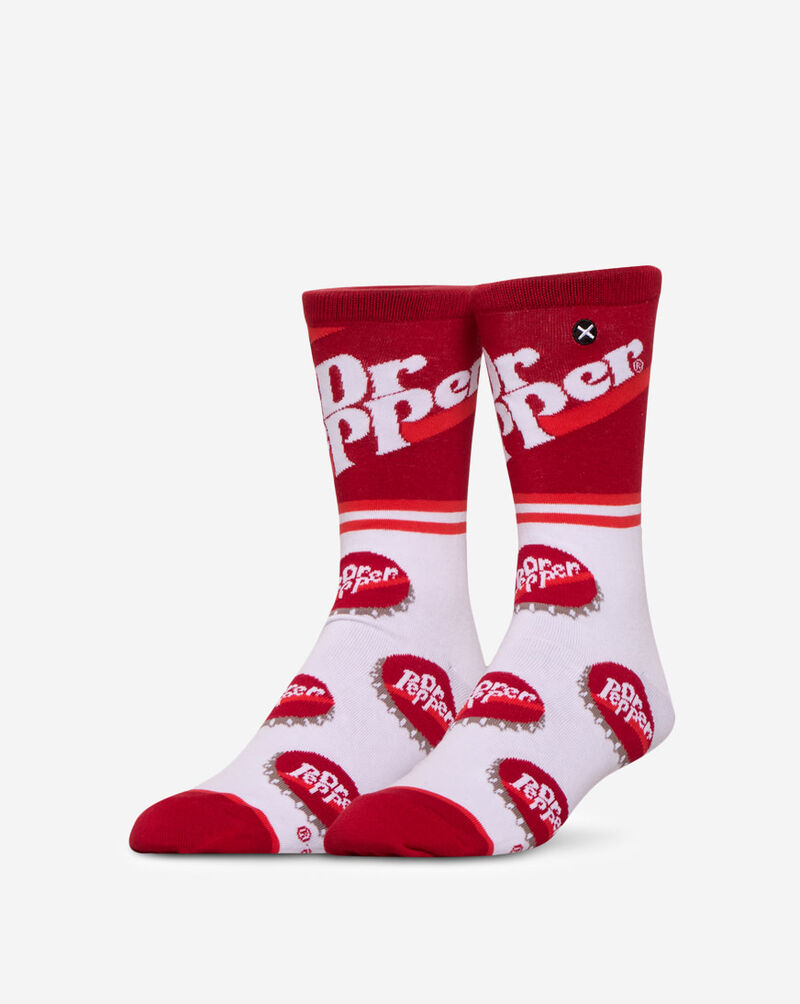 Odd Sox Dr Pepper Half Stripe Crew Socks (L) 35889MONCD Multi 1