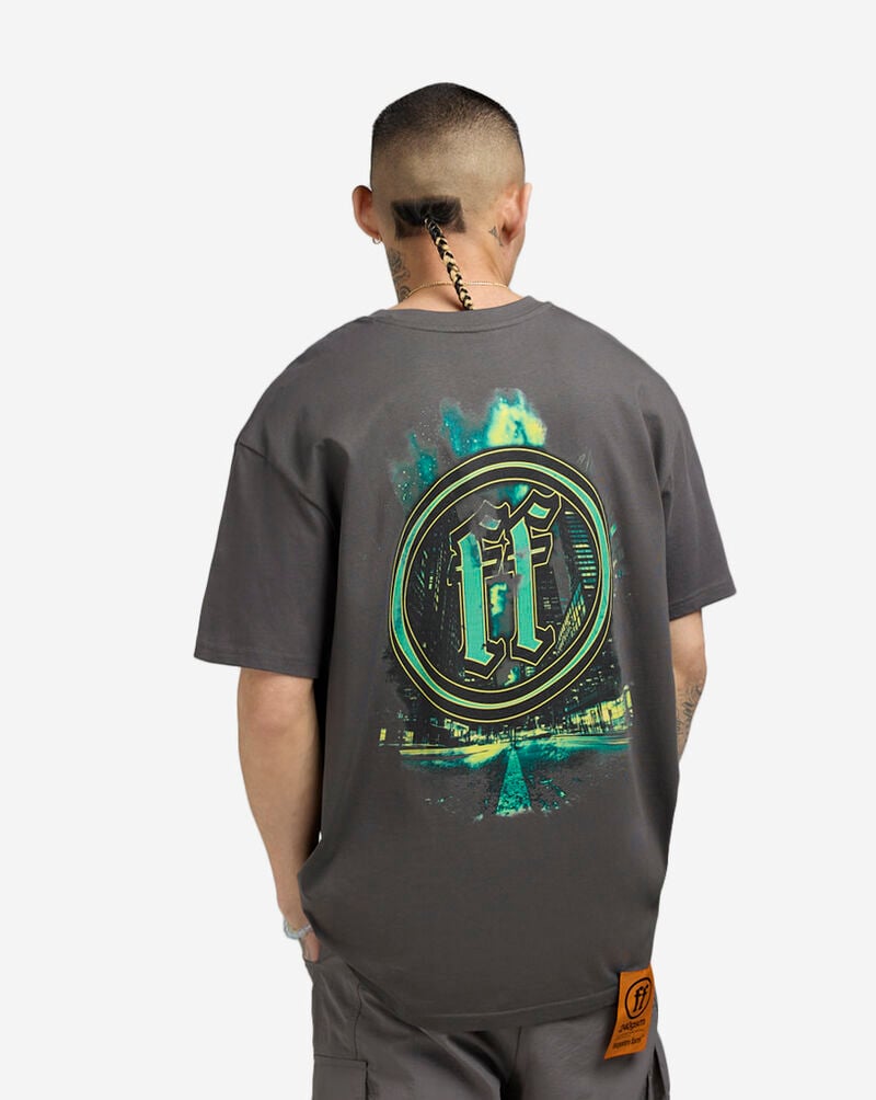 Forgotten Faces Burnout Tee FOFUS118-03516 Grey 2