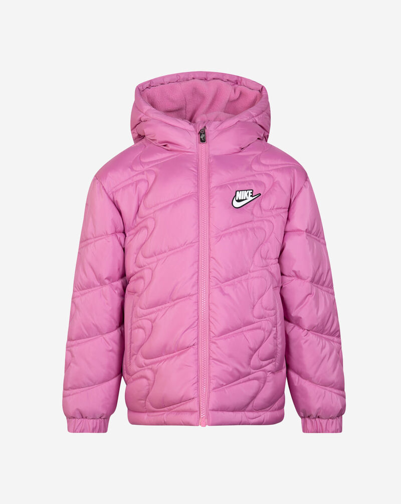 Nike Little Kids' Swoosh Quilt Puffer 36M121-ACG Pink 1