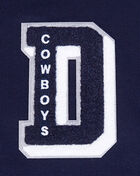 PRO STANDARD Dallas Cowboys Mash Up Rib Fleece Cropped Pull Over Hoodie FDCC42382-MDN Blue 2