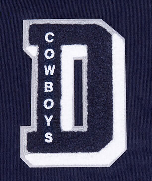 Dallas Cowboys Mash Up Rib Fleece Cropped Pull Over Hoodie