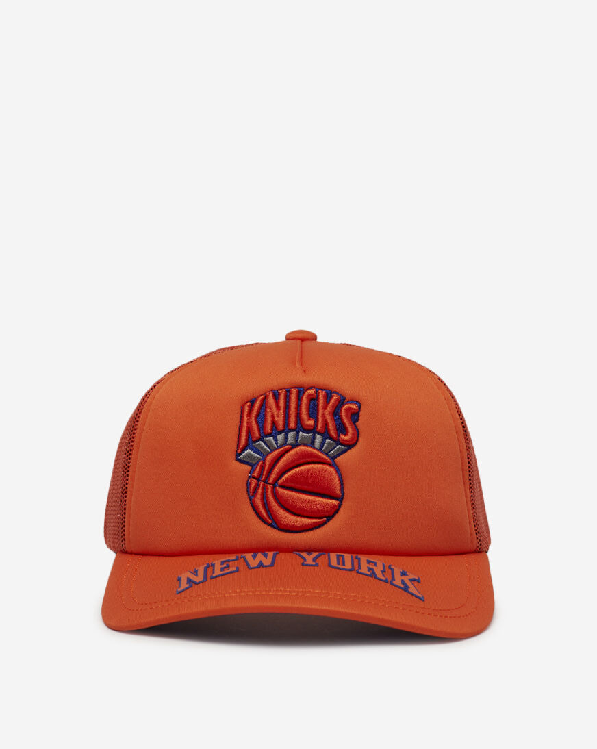 Shop Mitchell & Ness New York Knicks Puff the Magic Trucker