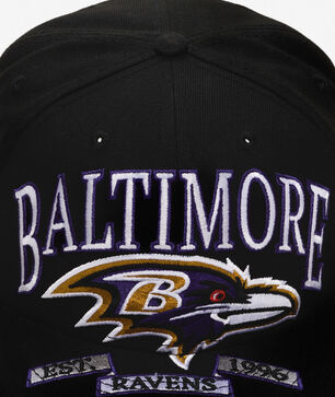 59Fifty Baltimore Ravens Oversized Script Fitted Hat