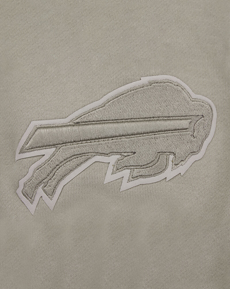 PRO STANDARD Buffalo Bills Wingspam Drop Shoulder Pull Over Hoodie FBB5410472-TAU Beige 2