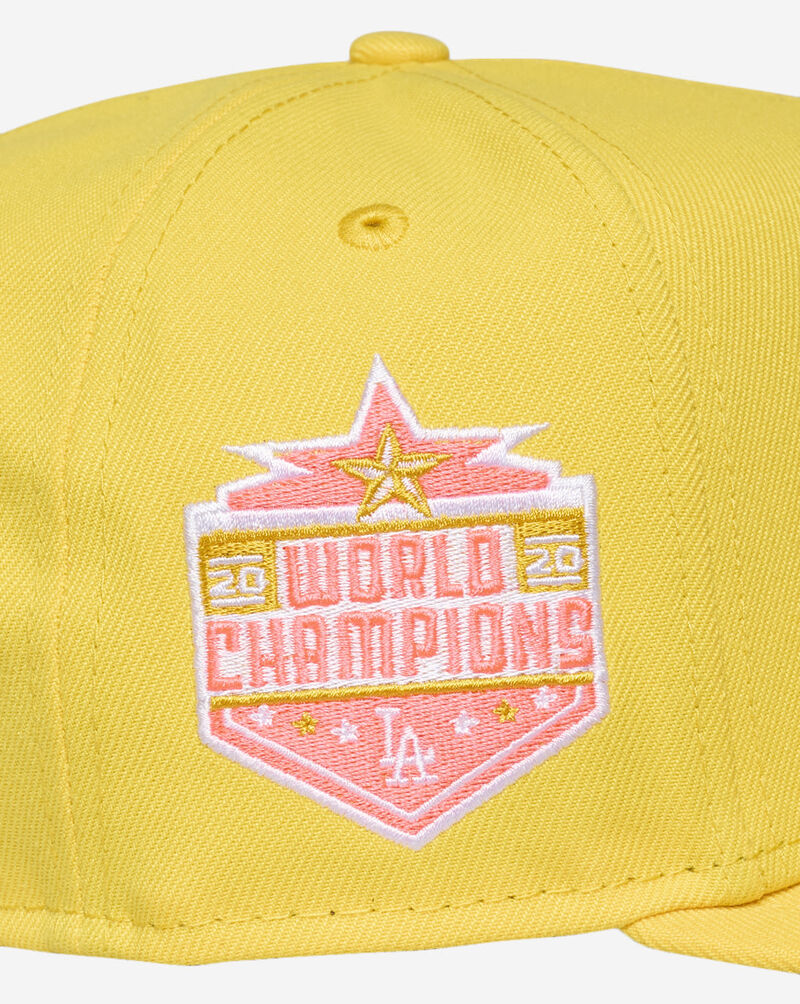 New Era 9Fifty Los Angeles Dodgers A-Frame Snapback Hat 71011849 Yellow 2