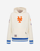 Big Boys' New York Mets Retro Classic Rib Fleece Pullover Hoodie