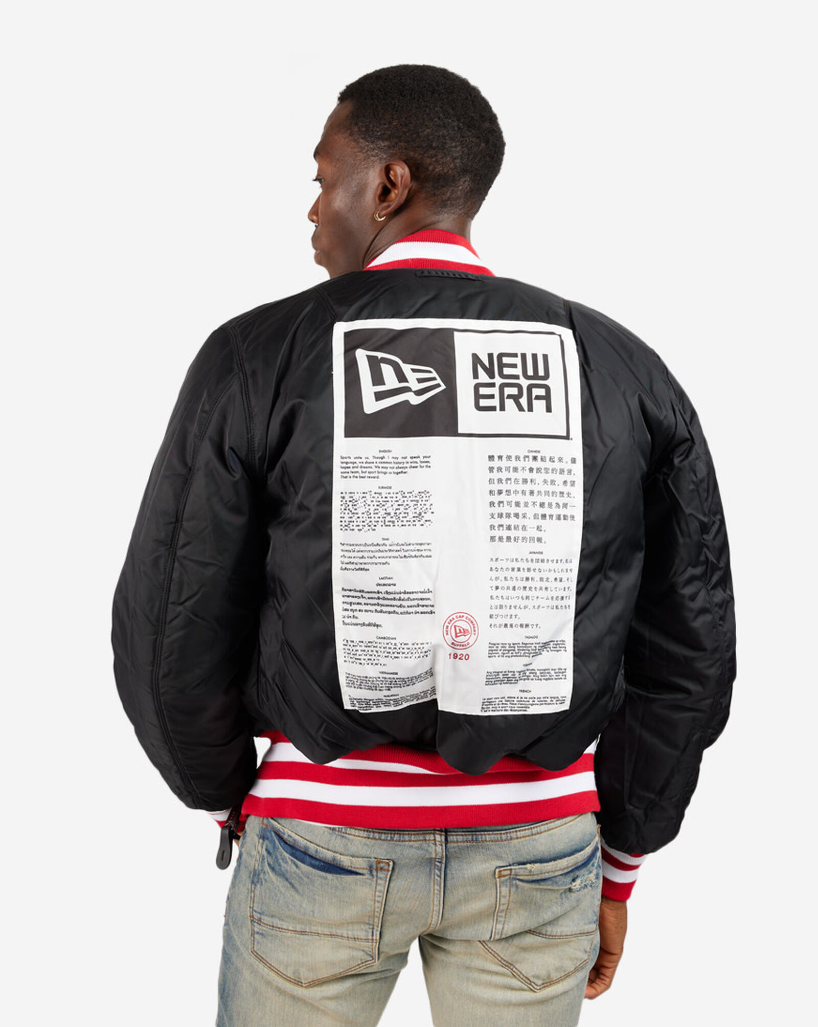 Shop New Era San Francisco 49ers MA-1 Bomber Jacket 13118263 red | SNIPES  USA