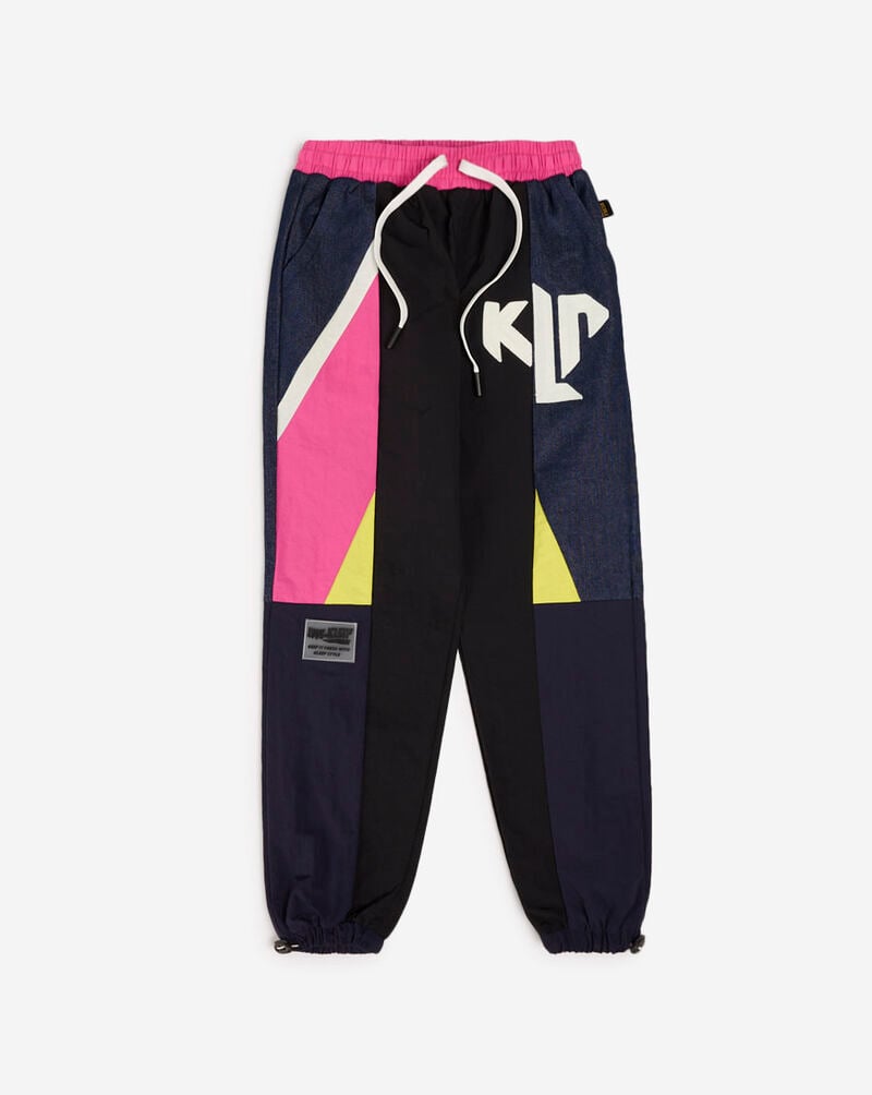 Kleep Kids' Nylon Pants KMP7750K-PEB Black 1